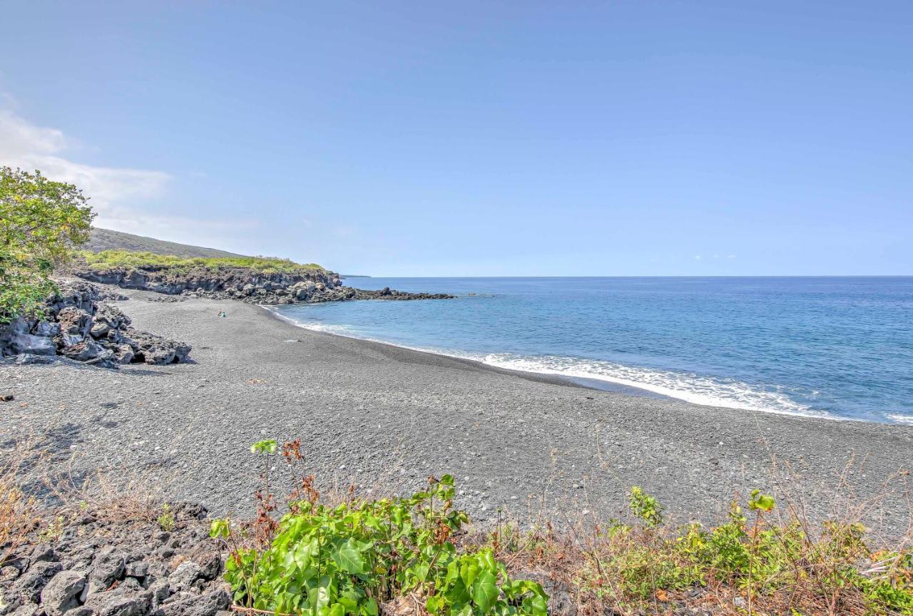Ocean-View Bungalow Walk To Pebbles Beach! Hookena Экстерьер фото